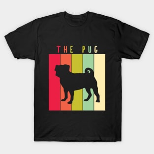 Retro Vintage The Pug T-Shirt